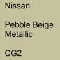 Preview: Nissan, Pebble Beige Metallic, CG2.